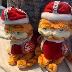 Garfield king Ty 7 inch plush Beanie Baby